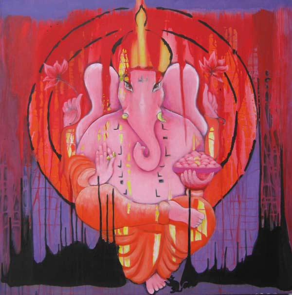 Ganeshan 100 x 100 cm sold