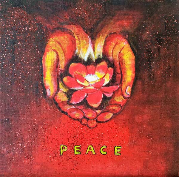 Red Peace 30 x 30 cm sold