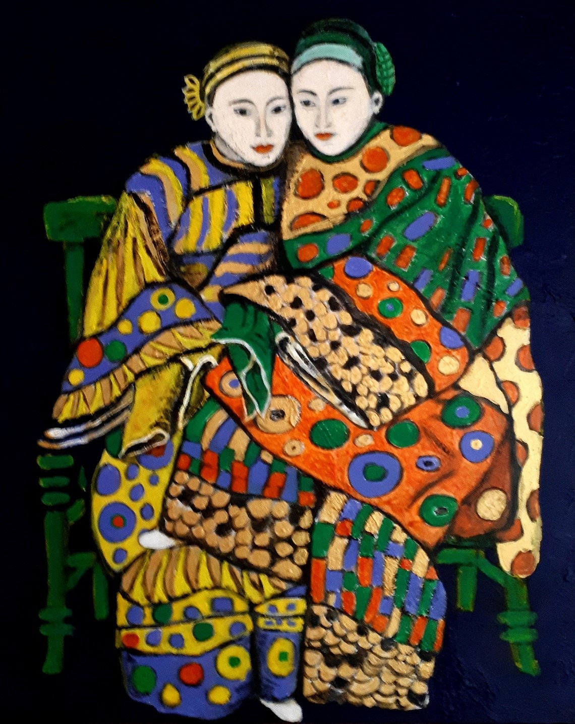 Playing with Klimt 60-40 cm